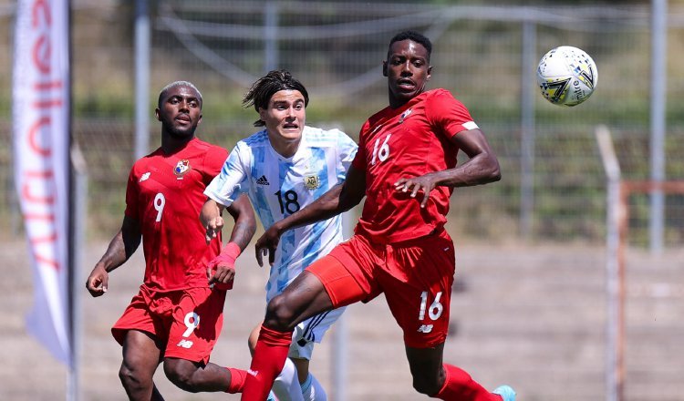 Panamá perdió por 1-0 ante Argentina. Foto:@TournoiMRevello