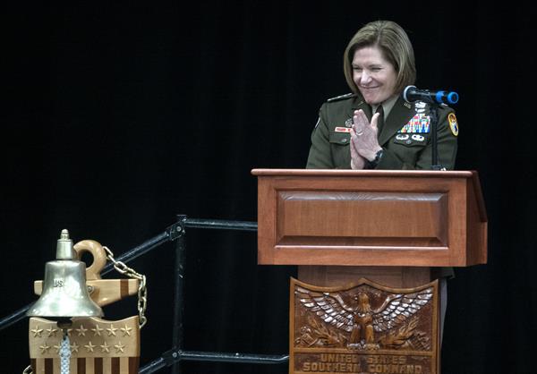 Comandante del Comando Sur de los Estados Unidos, la general Laura J. Richardsone. 