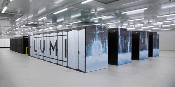 Imagen del supercomputador.