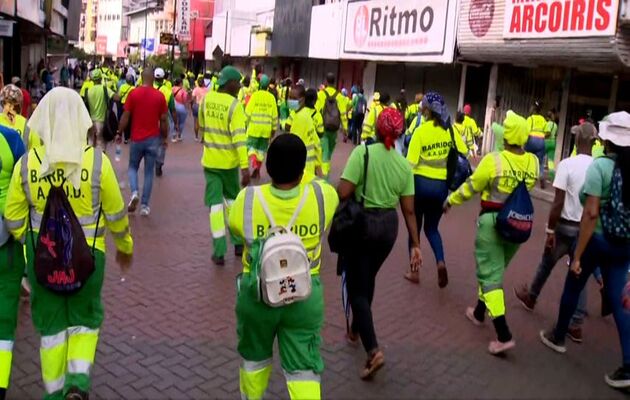 Los trabajadores de la Autoridad de Aseo decretaron el pasado viernes 10 de junio una huelga. Foto: Grupo Epasa