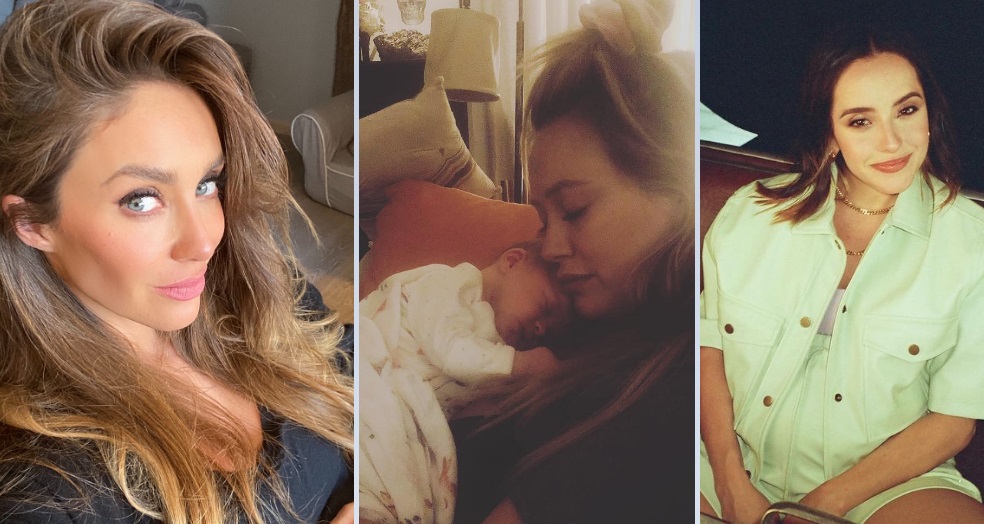 Anahí, Hilary Duff y Evaluna, están en esta lista. Foto: Instagram