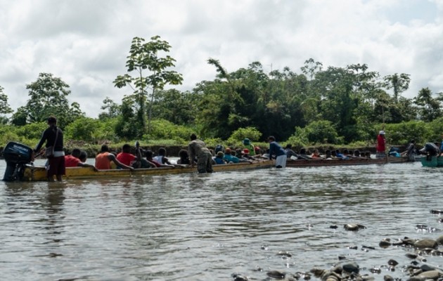 En mayo de 2022, el número de niños, niñas y adolescentes que emigraron fue 4 veces más que en mayo de 2021. Foto: Cortesía MSF