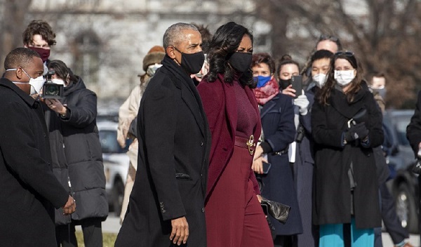 Esposos Obama. Foto: EFE