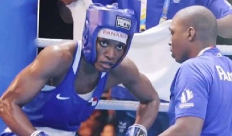 La boxeadora Atheyna Bylon espera conseguir la medalla de oro para Panamá en los Bolivarianos. Foto: COP