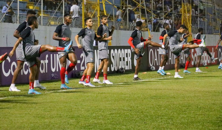 Miembros del equipo Sub-20 de Panamá. Foto:Fepafut