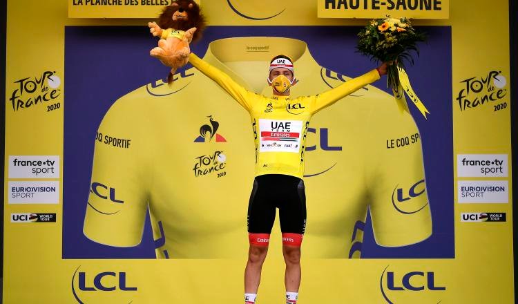 Tadej Pogacar ganó las dos últimas ediciones del Tour. Foto: EFE