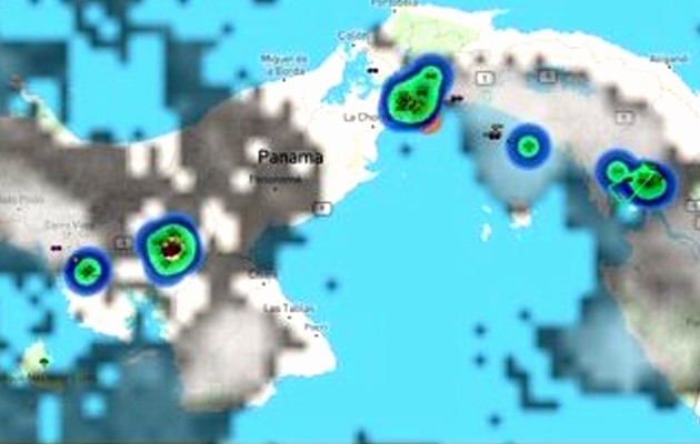 Panamá bajo advertencia por Onda tropical #13. Foto: Cortesía