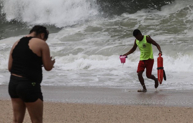 Bonnie se ubicaba a 265 kilómetros al sur-suroeste de Puerto Ángel, Oaxaca. Foto: EFE