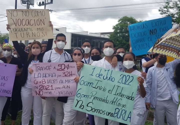 Protestas en varios puntos del país, realizaron los internos este lunes. Foto: Grupo Epasa