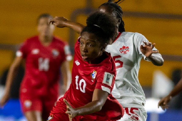 Marta Cox (10), jugadora de Panamá. Foto:EFE