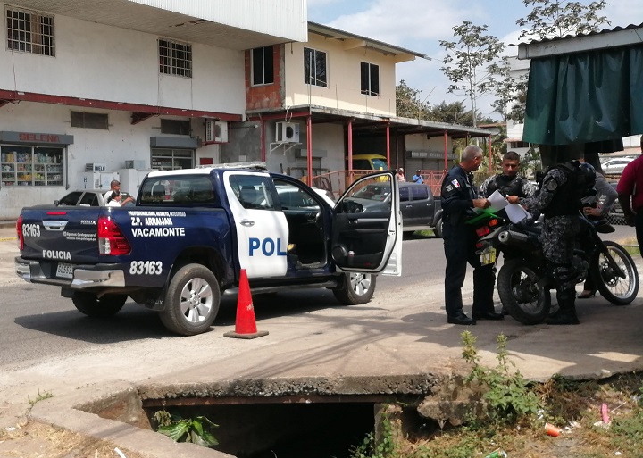 La Policía Nacional mantiene operativos en sectores de Panama Oeste. Foto: Eric A. Montenegro