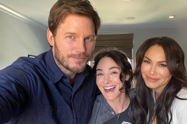 Chris Pratt, Tyner Rushing y Patricia De León. Foto: Instagram / @patriciadeleonb