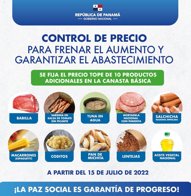 El Gobierno Nacional anunció 10 nuevos productos que suma a los ocho ya existentes en el control de precios. Foto: Cortesía Presidencia