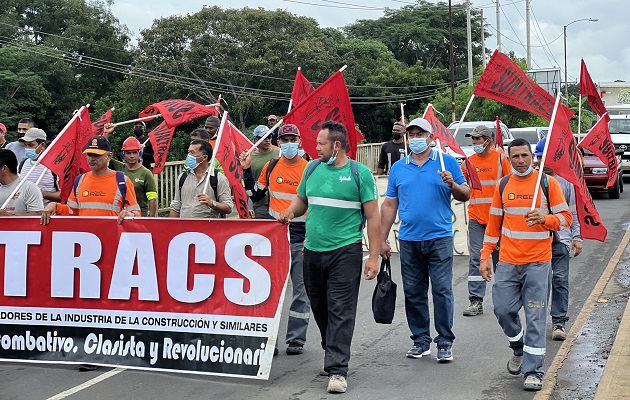 Para el martes habrá más protestas en diferentes puntos del país. Foto: Suntracs
