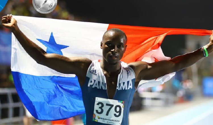 Alonso Edward competirá en el Mundial de Atletismo. Foto:Cortesía