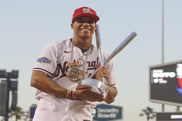 Juan Soto se ganó el Jonrón Derby. Foto: EFE