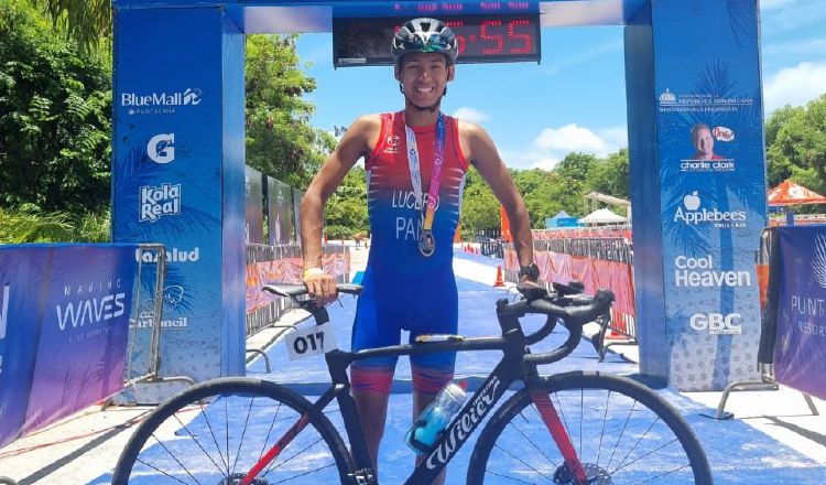 Diego Lucero, una de las promesas del triatlón panameño. Archivo