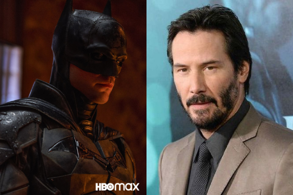 'Batman' y Keanu Reeves. Foto: Archivo 