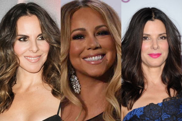  Kate del Castillo,Mariah Carey, Sandra Bullock. Foto: Archivo 
