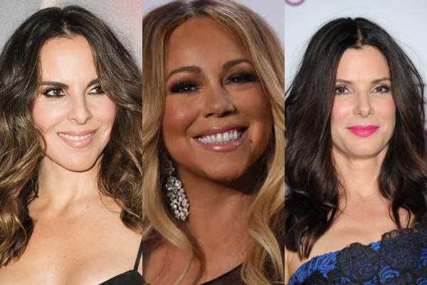 Kate del Castillo,Mariah Carey, Sandra Bullock. Foto: Archivo