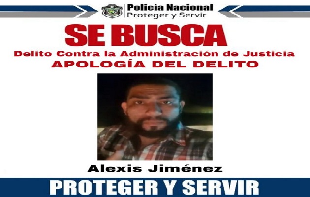 Se solicita el apoyo de la ciudadanía para dar con el paradero de Alexis Jiménez Oliva, acusado por las autoridades de varios delitos. Foto. Proteger y Servir