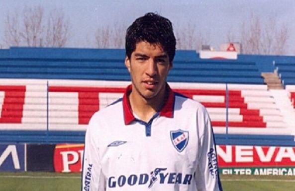 Luis Suárez cuando jugó con Nacional entre 2005 y 2006. Foto:@Nacional