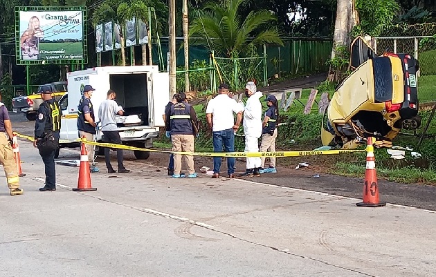 Uno de los accidentes de tránsito ocurrió en el área de Limó. Foto. Eric Montenegro Uno de los accidentes de tránsito ocurrió en el área de Limó. Foto. Eric Montenegro