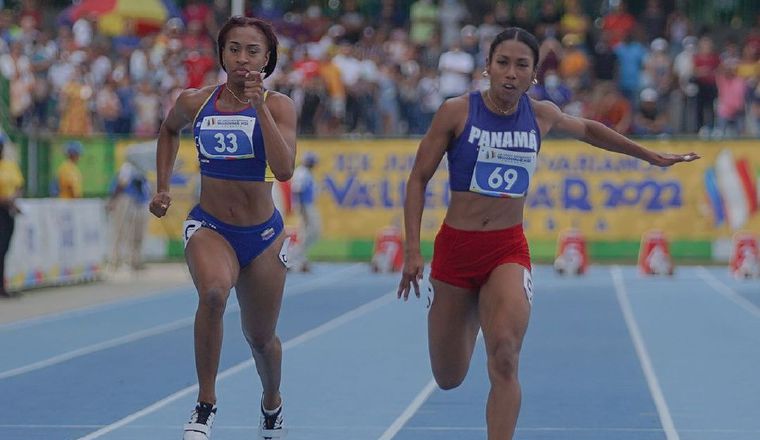 Selena Arjona dio bronce a Panamá en los 100 metros femeninos. Foto: COP Selena Arjona dio bronce a Panamá en los 100 metros femeninos. Foto: COP