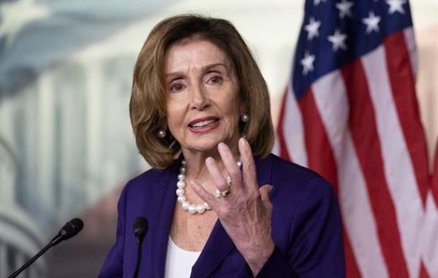 La presidenta de la Cámara de Representantes de Estados Unidos, Nancy Pelosi. EFE