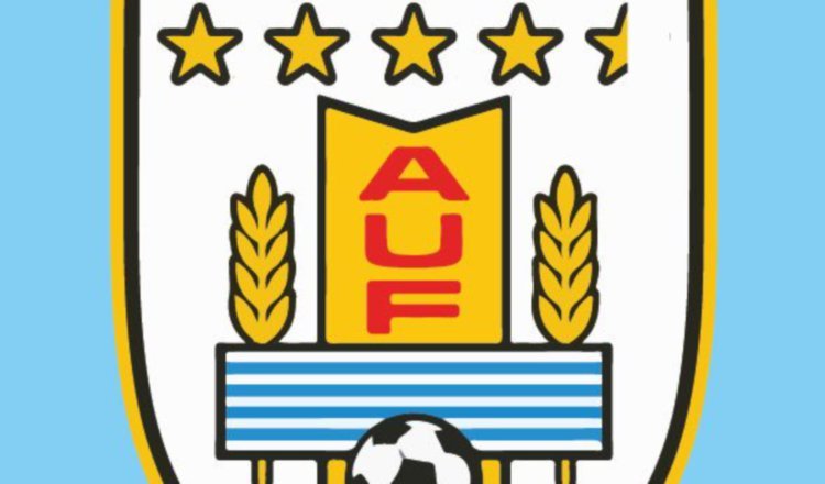 Escudo de la Asociación Uruguaya de Fútbol (AUF) .