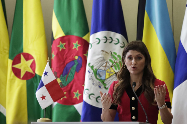 La ministra de Relaciones Exteriores de Panamá, Erika Mouynes, viajará a Colombia. Foto: EFE