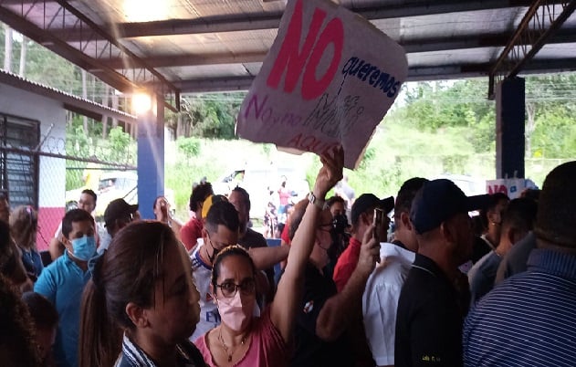 Durante la consulta pública no se reveló el nombre de la empresa que presentó la solicitud de cambio de uso de suelo ante la Junta de Planificadora Municipal del distrito de Arraiján. Foto. Eric Montenegro