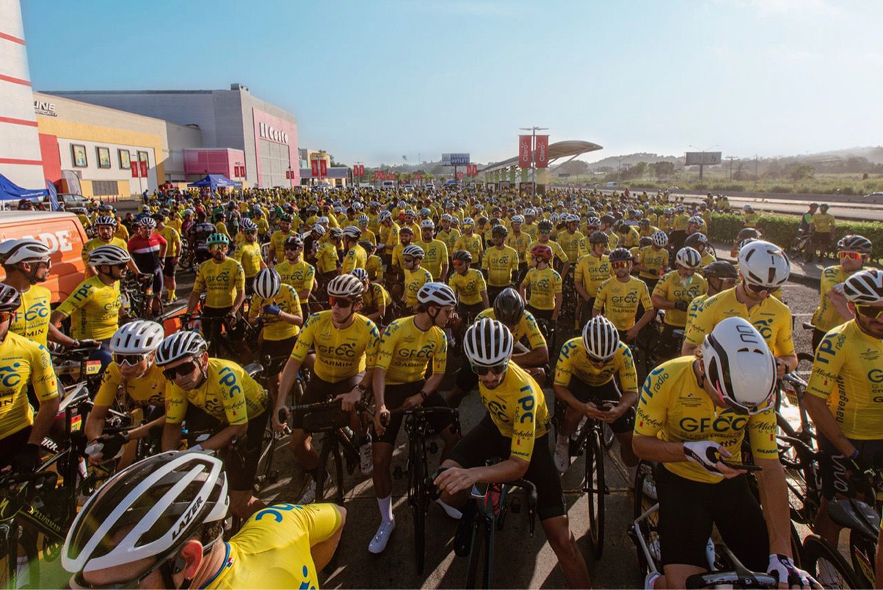 Ciclistas se preparan para el Gran Fondo en Chiriquí. Foto: Cortesía