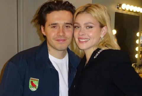 Nicola Peltz y Brooklyn Beckham. Foto: Archivo