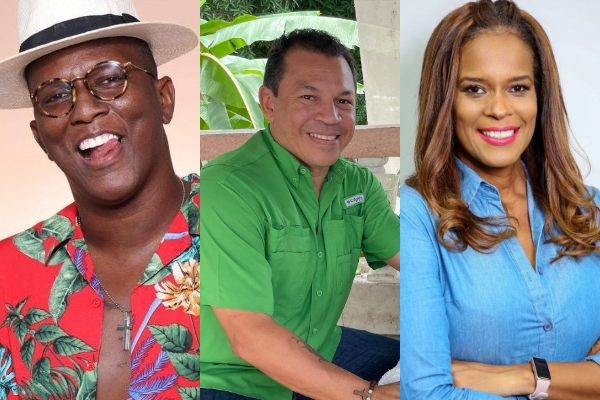 Franklyn Robinson, Luis Casis y Gloria Quintana. Fotos: Archivo / Instagram