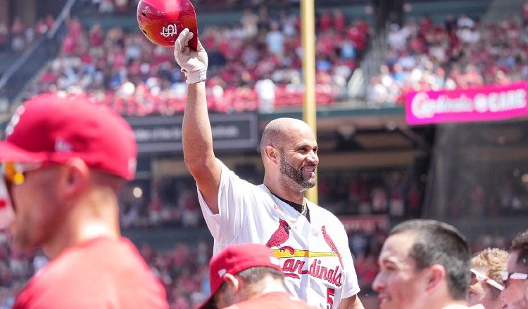 Albert Pujols, pegó cuadrangular. Foto:@Cardinals