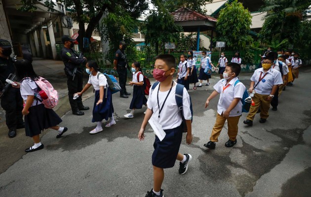 La Unicef celebra este lunes la vuelta de los niños a las aulas. Foto: EFE