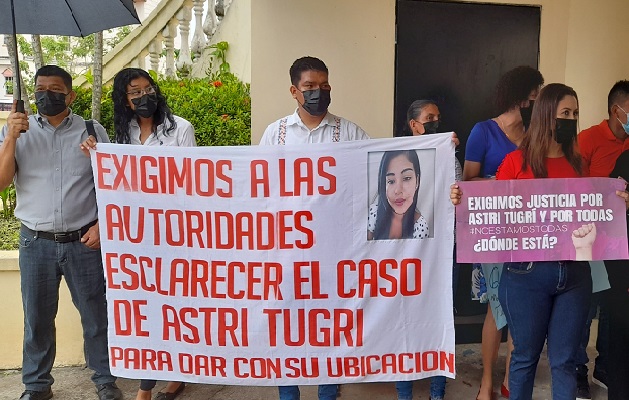 Los familiares de Astri Tugri solicitan a las autoridades del Ministerio Público que le caiga todo el peso de la ley a la persona que le causó la muerte. Foto. Archivo