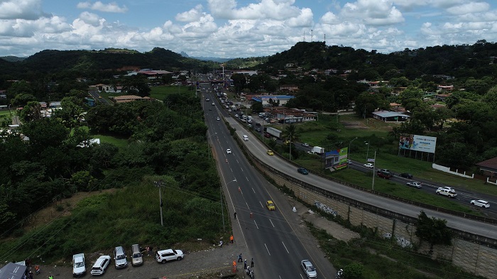 Vista panorámica del área donde inicia el proyecto, que quedó reducido a seis kilómetros. Foto: Cortesía MOP