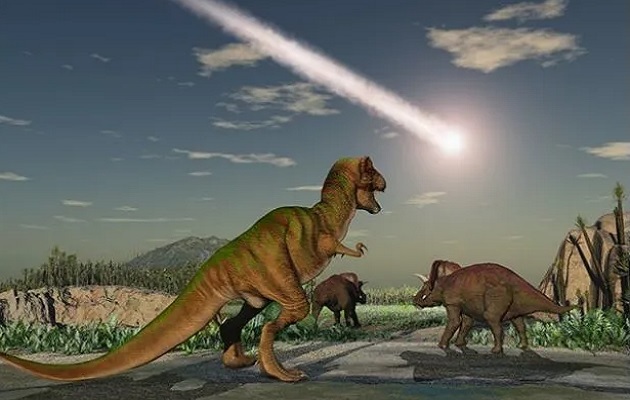 El asteroide que creó al cráter de Chicxulub habría propiciado la extinción de los dinosaurios. 