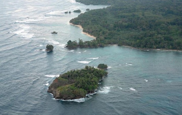 Vista del Parque Nacional Bastimentos Foto: MiAmbiente