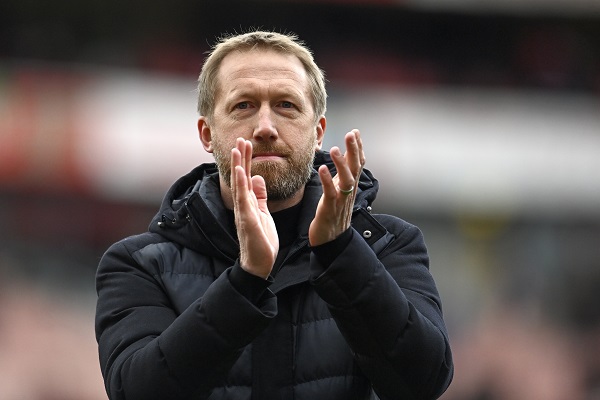 Graham Potter al banquillo como sustituto de Thomas Tuchel en el Chelsea. Foto: EFE