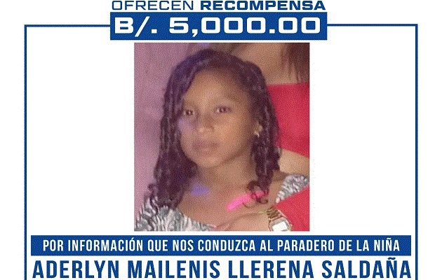 Aderlyn Mailenis Llerena está desaparecida desde el martes. Foto: Policía Nacional