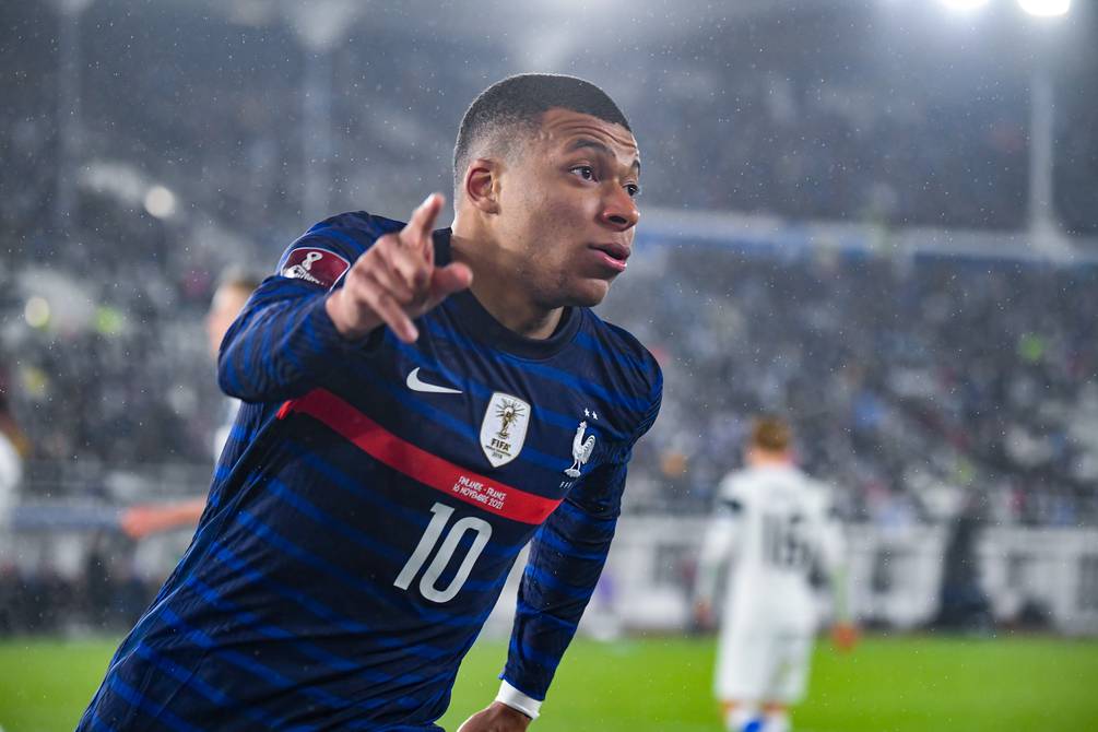 Kylian Mbappé, jugador de Francia. Foto.EFE