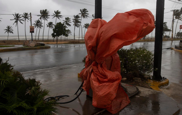 República Dominicana declaró zona de emergencia las provincias más afectadas por las lluvias y vientos asociados al huracán  Fiona. Foto: EFE