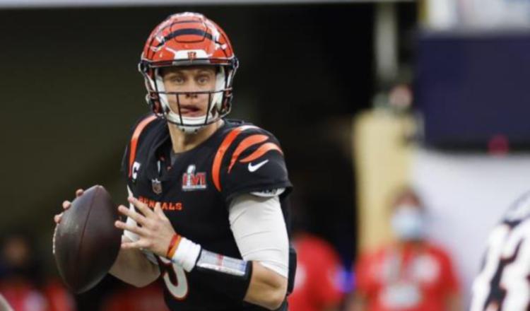 Joe Burrow  de los Cincinnati Bengals. Foto:EFE