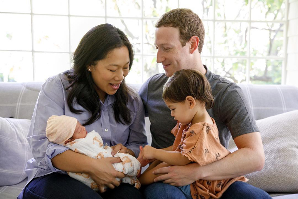 Priscilla Chan y Mark Zuckerberg. Foto: Instagram / @zuck