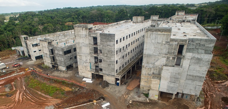 De los cuatro hospitales que construía IBT, este fue el más atrasado. Foto: Internet
