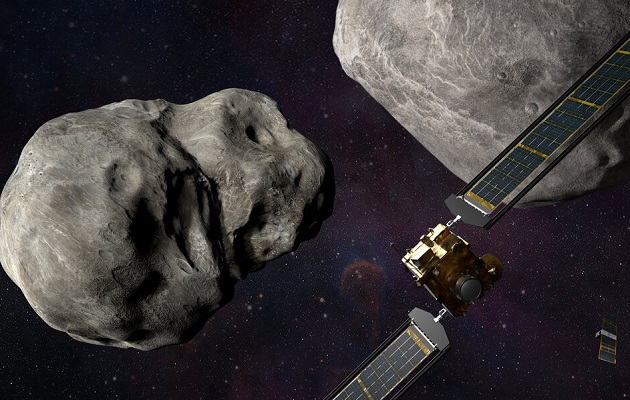 DART es un experimento a escala de un asteroide real. Foto: NASA/Johns Hopkins