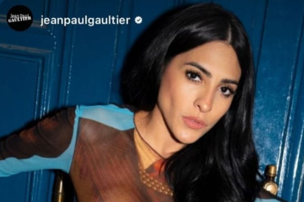 Jacky Guzmán y la modelo Cindy Kimberly han usado el mismo diseño. Foto: Instagram / @jeanpaulgaultier